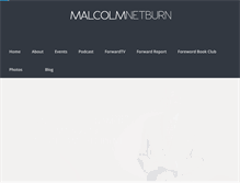 Tablet Screenshot of malcolmnetburn.com